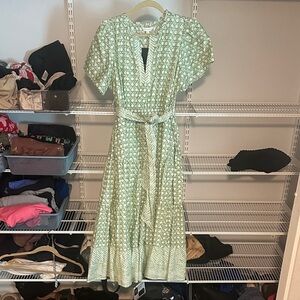 Crown & Ivy Mint Green Midi Dress